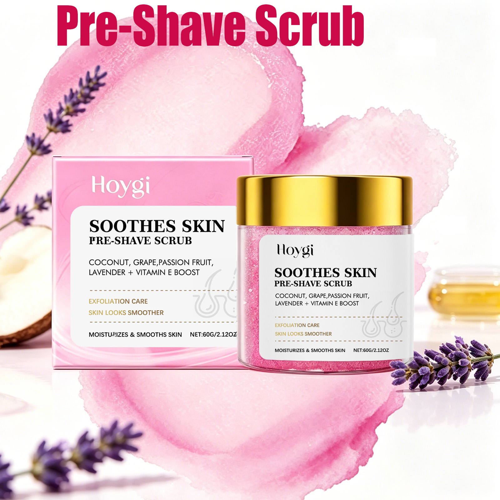 Shaving Cream - Esfoliante Pré-Barba Suave para o Corpo: