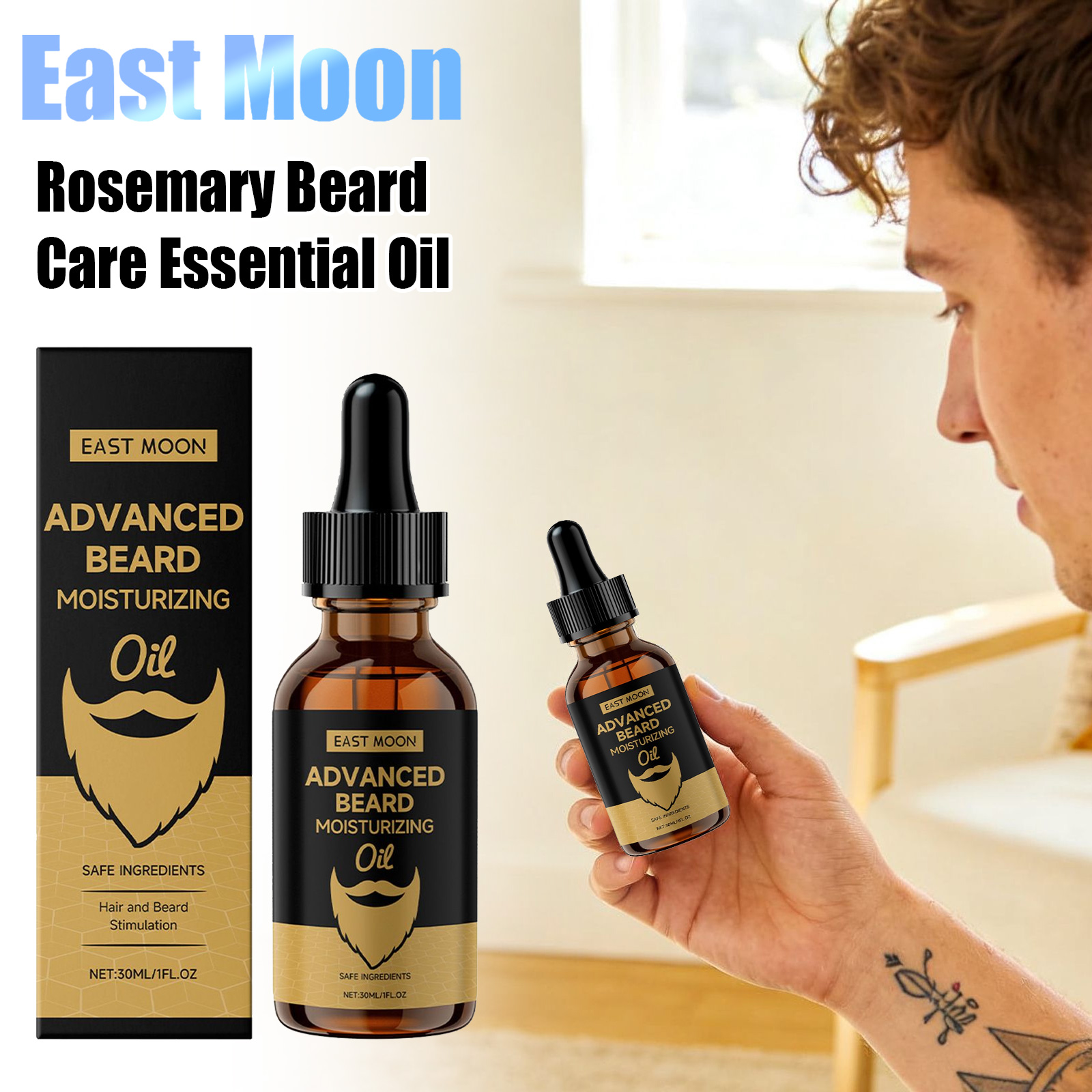 Óleo para Barba East Moon Rose - Beard Oil avaliação e preço