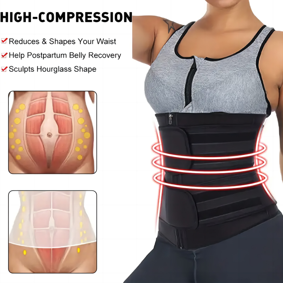 Cinta Modeladora Feminina com  - Body Trimmer avaliação e preço