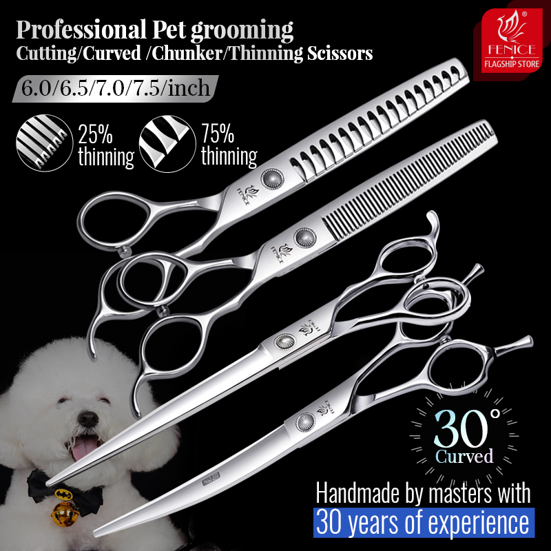 Fenice 6//6.5/7/7.5 Polegada p - Grooming Scissors avaliação e preço